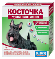 Подкормка косточка мультивитамин, 100 таб.