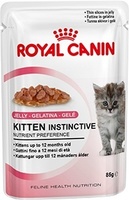 Кусочки в желе для котят: 4-12 мес., Kitten Instinctive