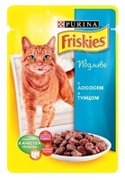 Кусочки в подливе с лососем для кошек