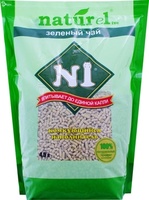 Комкующийся древесный (гималайский кедр) наполнитель "Зеленый чай", Naturel