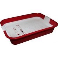 Туалет для кошек с сеткой и высокими ножками, 37x27x7 см