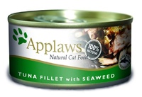 Консервы для кошек с филе тунца и морской капустой, Cat Tuna Fillet & Seaweed