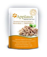 Паучи для кошек "Кусочки курицы и говядины в желе", cat pouch chicken with beef in jelly