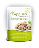 Паучи для кошек "Кусочки курицы с ягненком в желе", cat pouch chicken with lamb in jelly