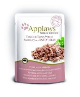 Паучи для кошек "Кусочки тунца с лососем в желе", Cat pouch tuna wholemeat with salmon in jelly