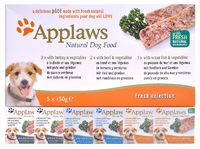 Набор для собак "Индейка, говядина, океаническая рыба", 5шт.*150г, Dog Pate MP Fresh Selection-Turkey, beef, ocean fish
