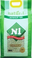 Комкующийся древесный (гималайский кедр) наполнитель "Зеленый чай", Naturel
