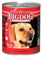 Консервы для собак "BIG DOG" говядина