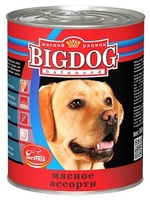 Консервы для собак "BIG DOG" мясное ассорти