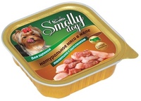 Консервы для щенков "Smolly dog" телятина с цыпленком