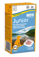 Кусочки в желе для щенков и молодых собак с курицей, Bozita for Junior in Jelly Chicken