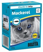 Кусочки в желе для кошек со скумбрией, Bozita in Jelly with Mackerel