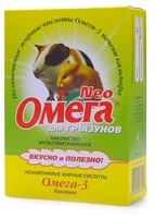 Омега Нео витамины д/грызунов с биотином 50гр