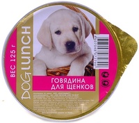 Консервы для щенков говядина