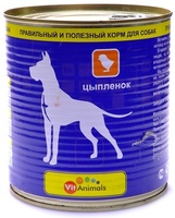Консервы для собак цыпленок