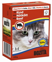Кусочки в соусе для кошек с говядиной, Bozita in Sauce with Beef