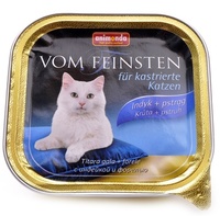 Консервы для кастрированных кошек с индейкой и форелью, Vom Feinsten Castrated cat