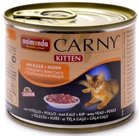 Консервы для котят с телятиной и курицей, Carny Kitten