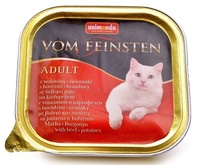 Консервы для кошек с говядиной и картошкой, Vom Feinsten Menue