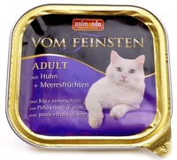 Консервы для кошек с курицей и морепродуктами, Vom Feinsten Adult