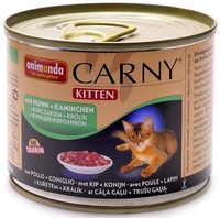 Консервы для котят с курицей и кроликом, Carny Kitten