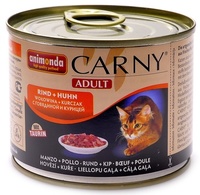 Консервы для кошек с говядиной и курицей, Carny Adult