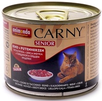 Консервы для кошек старше 7 лет с говядиной и сердцем индейки, Carny Senior
