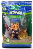 Древесный наполнитель "Чудо гранулы" для крупных грызунов (1 см), 3 л