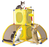Игровой комплекс для кошек "Версаль", 70x70x70 см, Kitty Play Palace