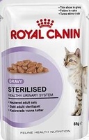 Кусочки в соусе для кастрированных кошек 1-7лет, Sterilized