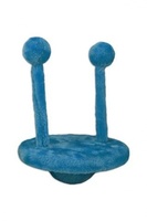 Игрушка для кошек "НЛО", 20х25 см, синяя, плюш, Cat toy UFO 20 x 25 cm blue