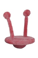 Игрушка для кошек "НЛО", 20х25 см, розовая, плюш, Cat toy UFO 20 x 25 cm pink