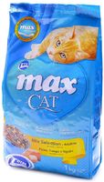 Для кошек "Рыбный гурман": рыба, курица и печень, Max Cat Mix Selections (Big Boss Cat Mixed Flavors)