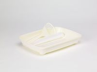 Набор для котят Starterkit туалет+совок+пакеты, 37х28х6см, слоновая кость