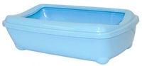 Туалет-лоток большой с бортами artist large + rim, 57х43х15 jumbo небесно голубой
