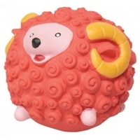 Игрушка "Рыжий барашек" для собак, 7см, латекс (5620061)