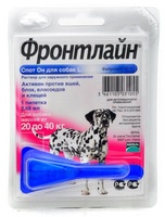 Спот от блох и клещей для собак 20-40 кг, 1 пипетка, Spot On L