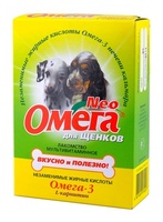 Омега Нео витамины для щенков, 60 таб.