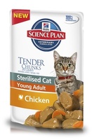 Паучи для кастрированных котов и кошек с курицей (1-7 лет), Sterilised with Chicken