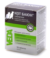 Кот баюн для коррекции поведения собак и кошек, 50 таб.