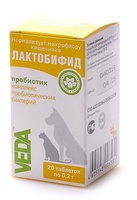 Лактобифид-пробиотик для восстановления микрофлоры кишечника, 20 таб.