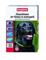Ошейник от блох и клещей для собак (зеленый)