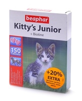 Витамины для котят, 150 шт., Kitty's Junior + Biotin