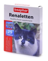 Витамины для кошек с проблемными почками, 75 шт., Renaletten
