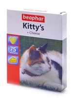 Витамины (мышки) для кошек со вкусом сыра, 75 шт., Kitty's Cheese