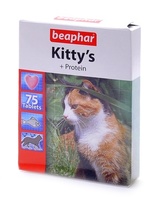 Витамины (рыбки) для кошек с протеином, 75 шт., Kitty's Protein