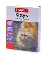 Витамины (сердечки) для кошек с таурином и биотином, 75 шт., Kitty's Taurine + Biotin