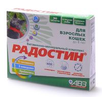 Витамины для кошек до 8 лет "Радостин", 90 шт.