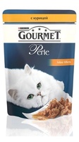 Паучи в подливе для кошек с курицей, Perle
