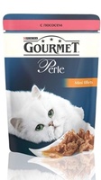 Паучи в подливе для кошек с лососем, Perle